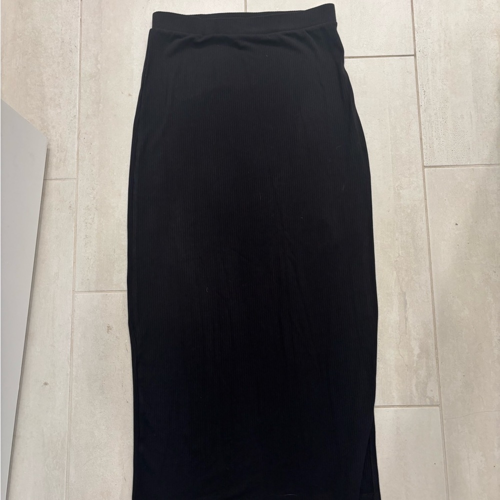L*Space Black Women's Skirt w/ Slit